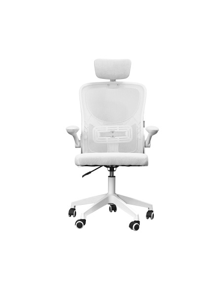 ÷ Silla ergonomica mars gaming mgcergoplusw blanco malla transpirable reposacabezas