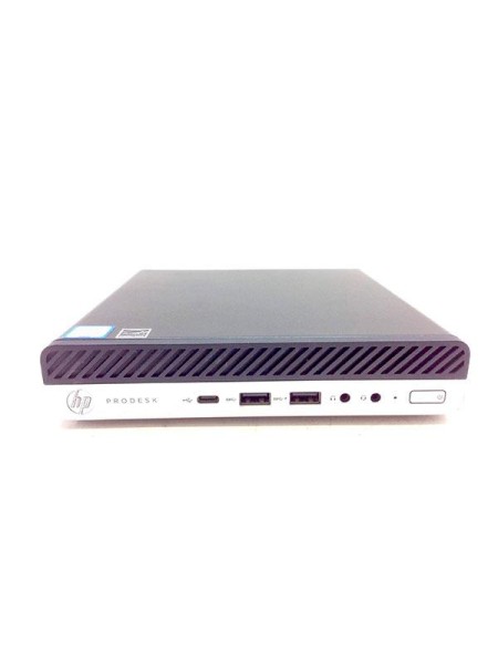 Ordenador Reacondicionado MINI HP 600 g4 / i5-8th / 8Gb / 256Gb M.2 / Win 11 Pro / Sin cable trebol / Grado A / Wifi+Antena